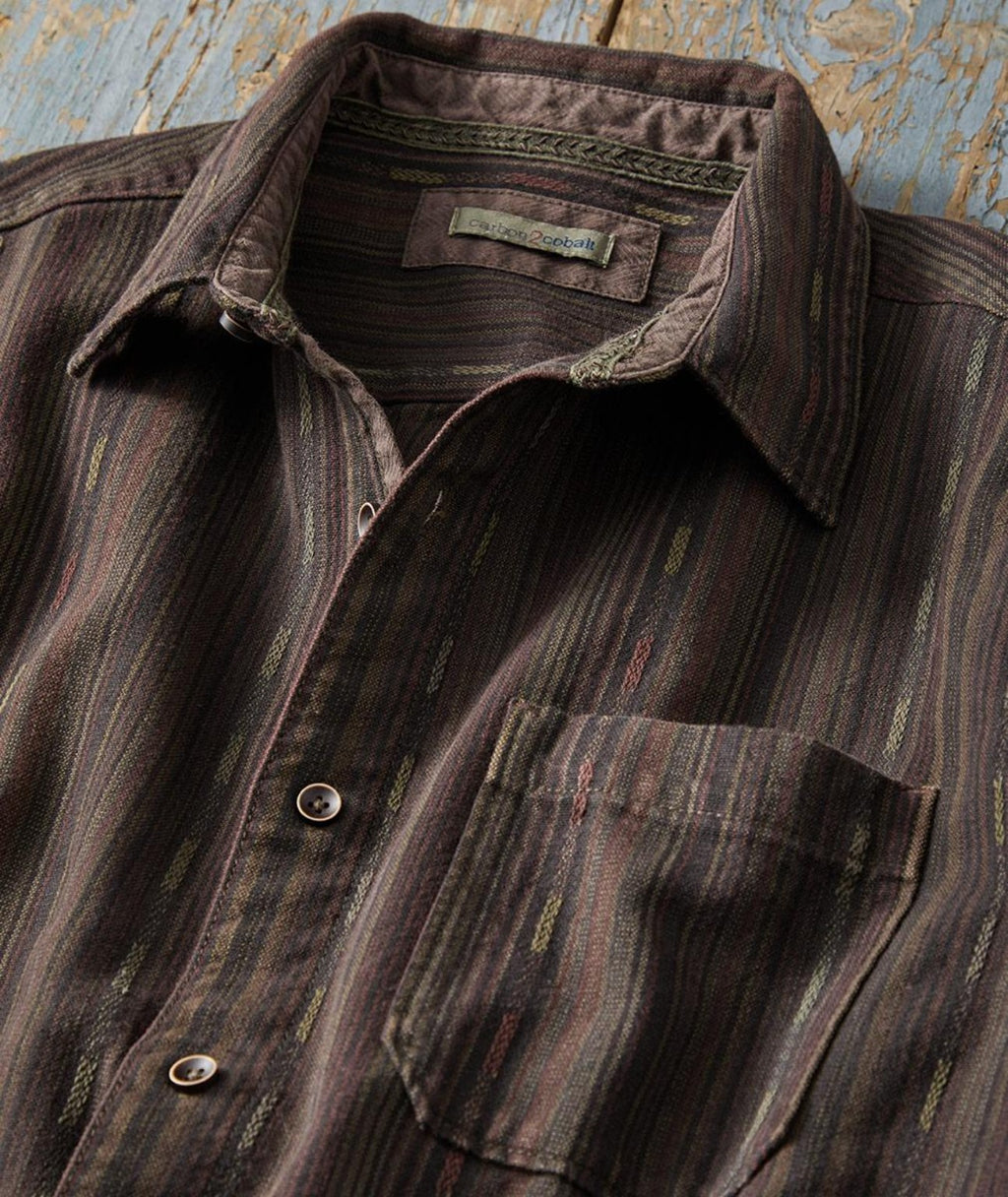 Chemise Rozalli Héritage Rayée – Élégance Naturelle
