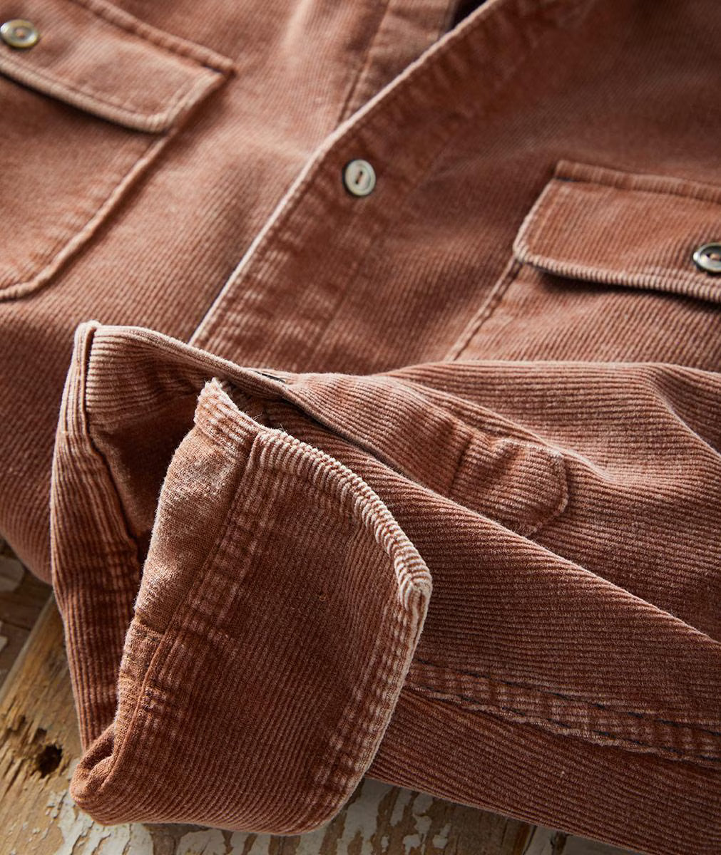 Chemise Homme en Velours Côtelé – Vintage