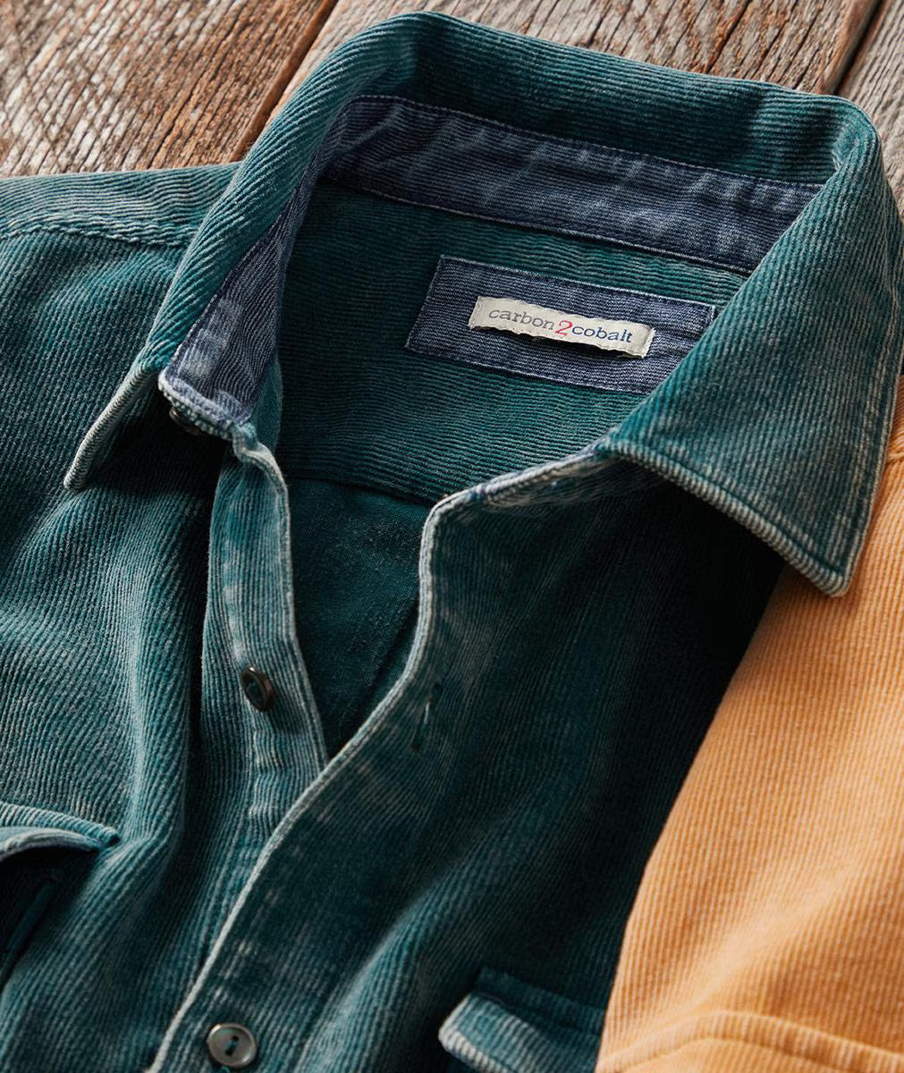 Chemise Homme en Velours Côtelé – Vintage