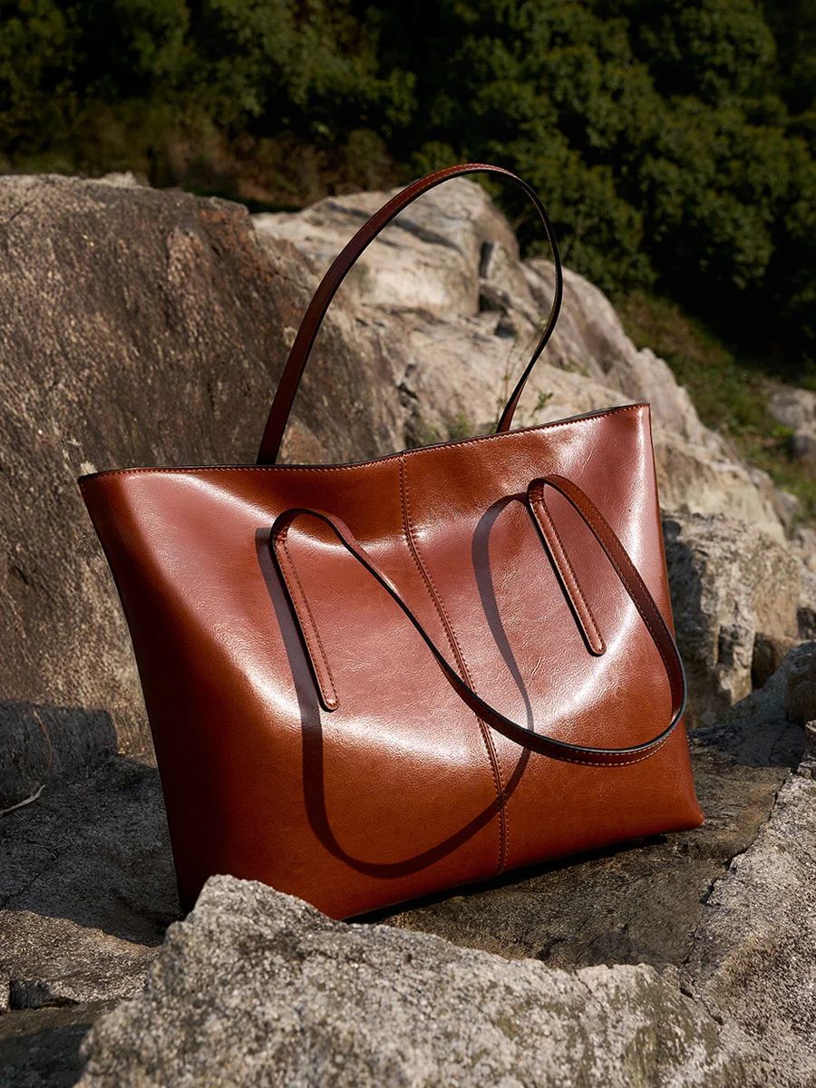 Sac à main en cuir souple pour femme – Style décontracté et chic