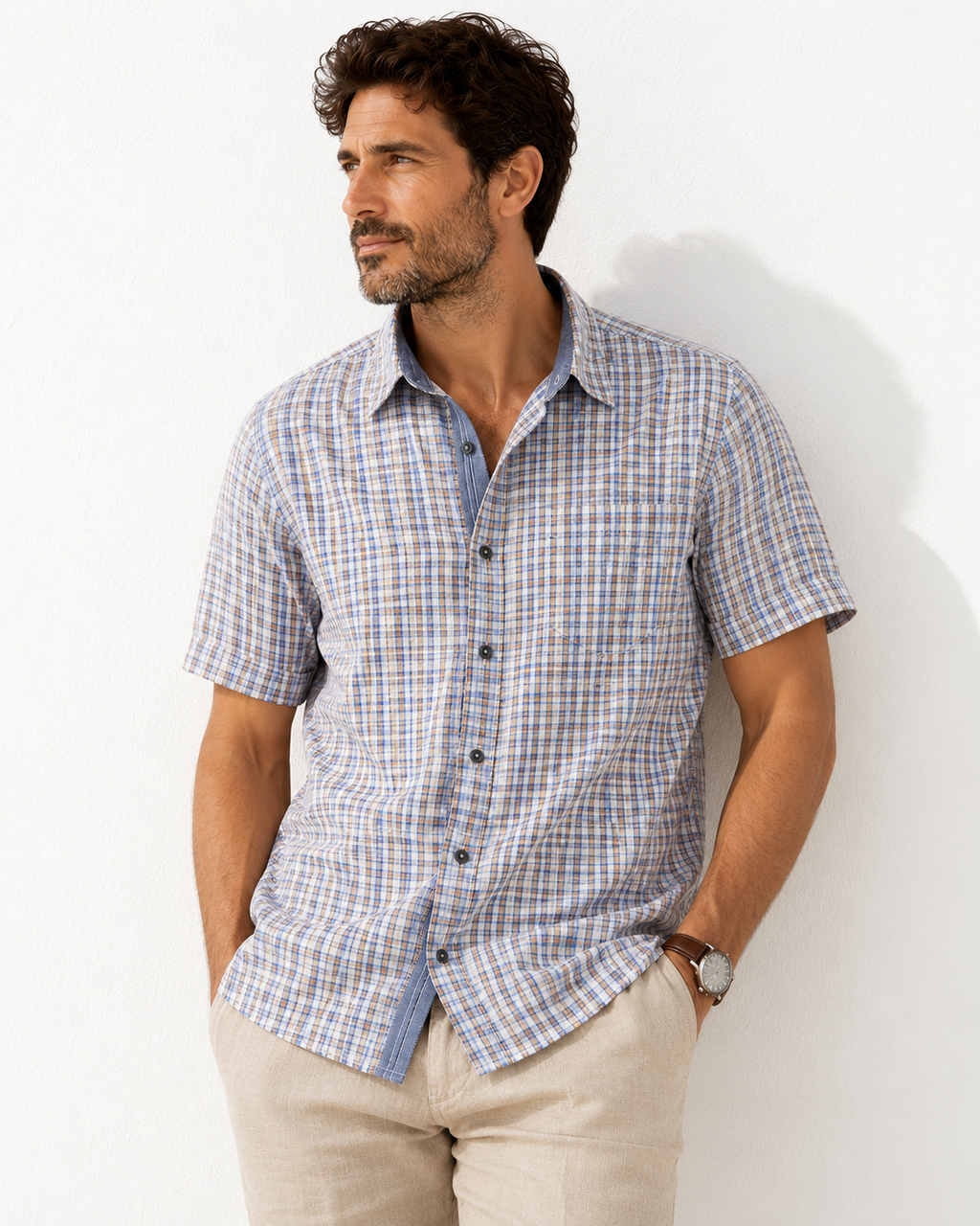 ROZZALI – Chemise Signature Bleu Sable