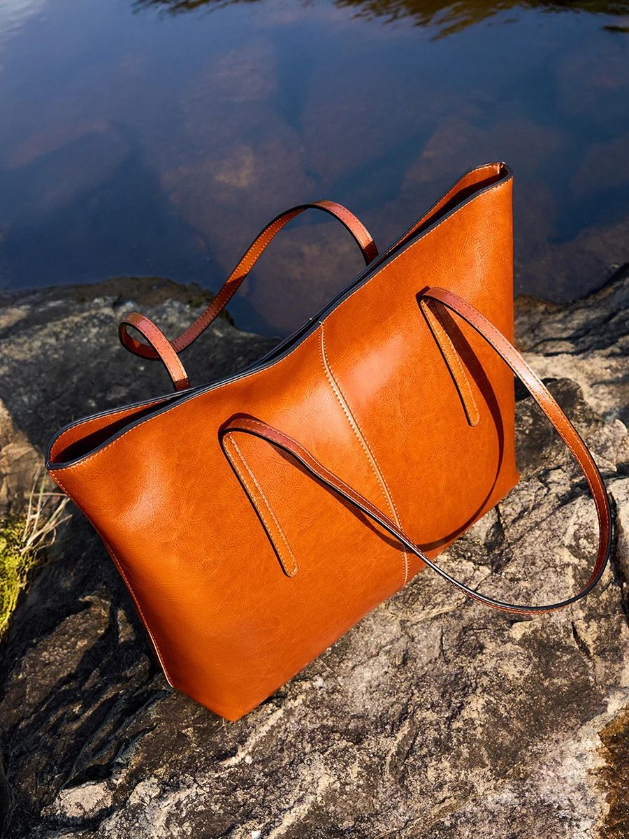 Sac à main en cuir souple pour femme – Style décontracté et chic