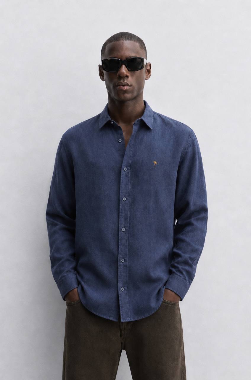 Chemise Premium en Lin Mélangé